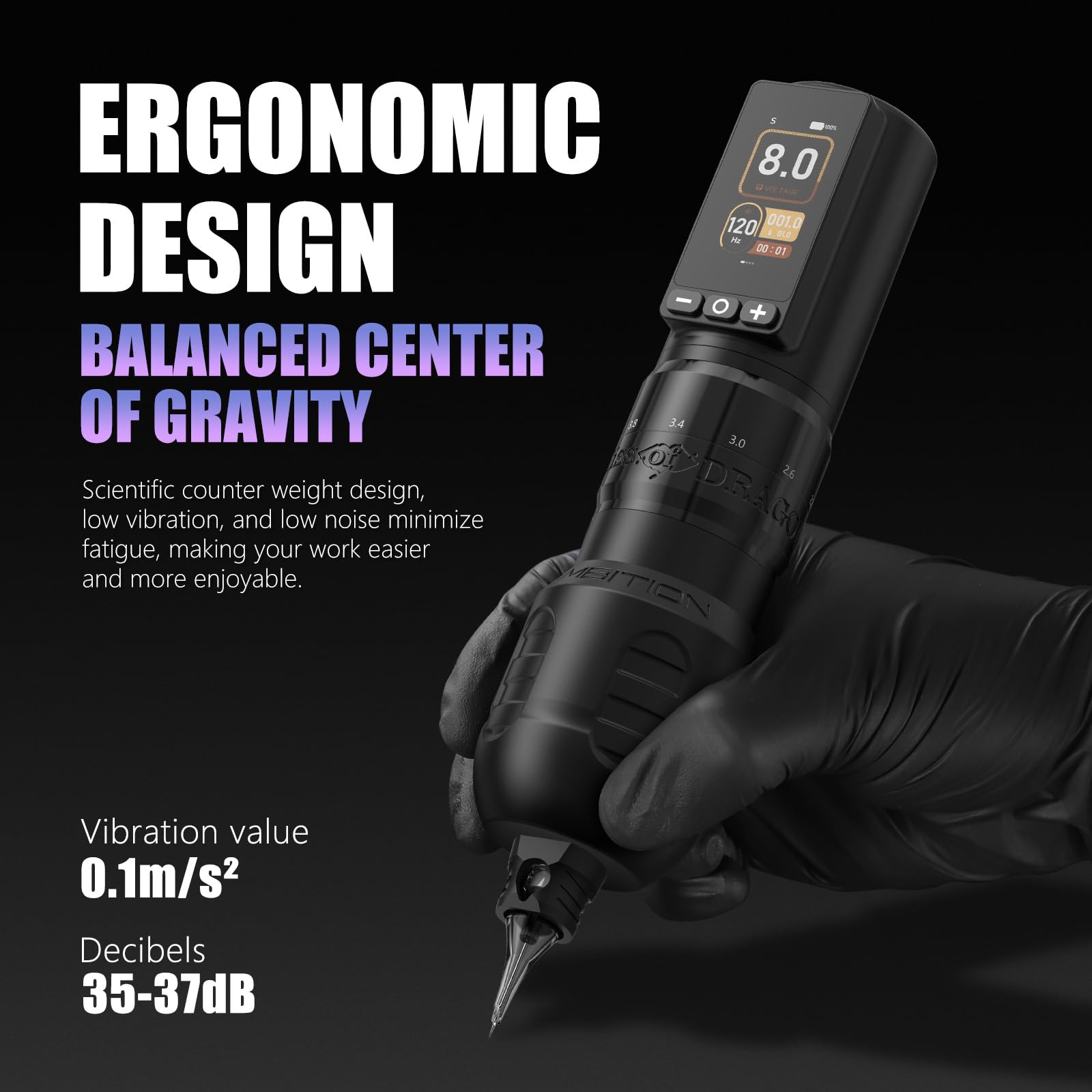 Amazon.com: Ambition Wireless Tattoo Machine with 6 Strokes Length